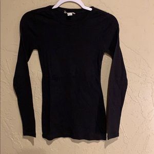 Forever 21 Basic Black Longsleeve